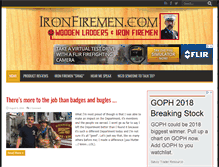 Tablet Screenshot of ironfiremen.com